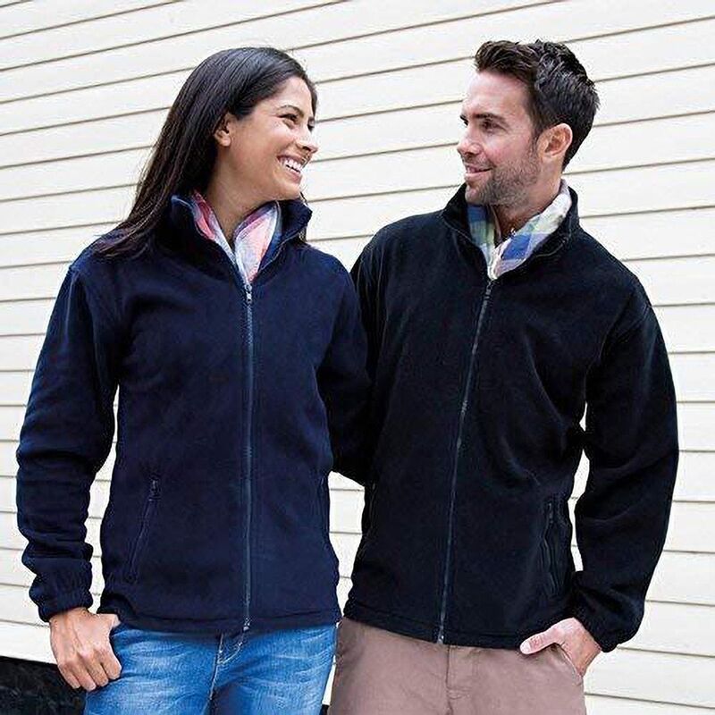 リザルト メンズ アウター ジャケット・ブルゾン フリース Result Mens Core Fashion Fit Outdoor Fleece Jacket Navy Blue ネイビー｜ReVida 店