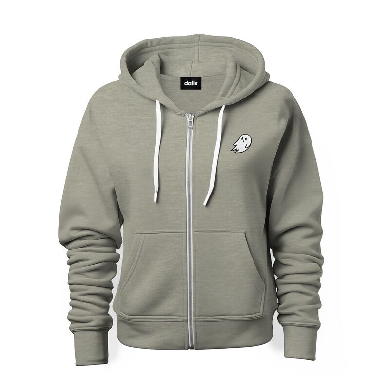 ダリックス メンズ トップス Tシャツ パーカー Dalix Ghost Zip Hoodie Heather Stone ヘザー｜ReVida 店