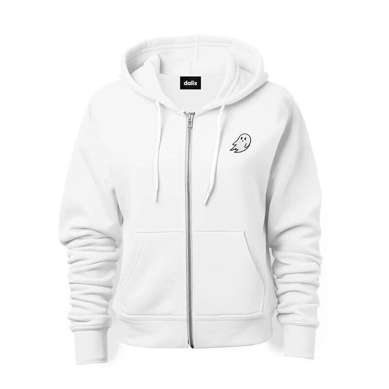 ダリックス メンズ トップス Tシャツ パーカー Dalix Ghost Zip Hoodie White ホワイト|ReVida 店