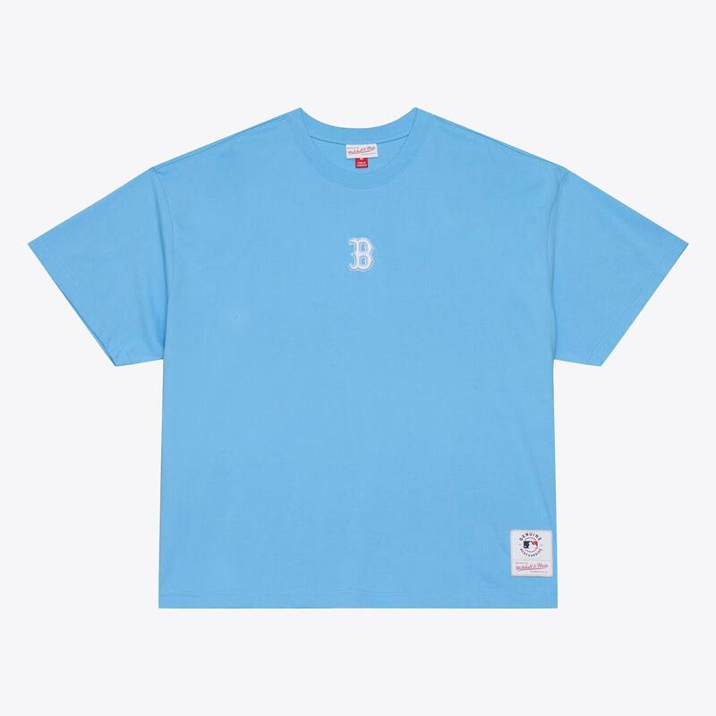 ミッチェル&ネス メンズ トップス Tシャツ Men's Mitchell & Ness Light Blue Boston Red Sox Insignia Premium T-Shirt Rsx Light ブルー|ReVida 店