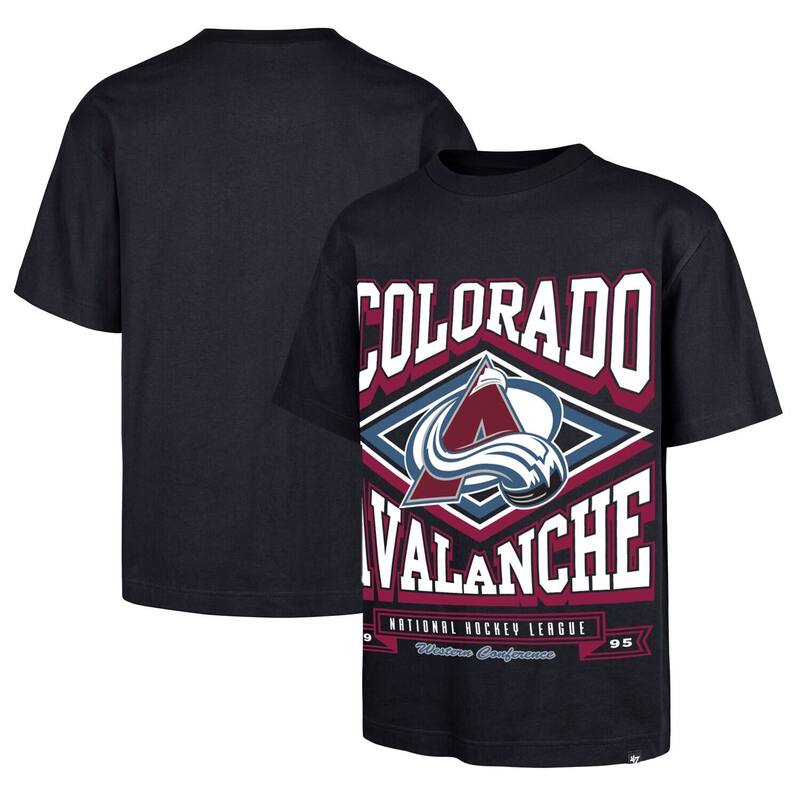 フォーティセブンブランド メンズ トップス Tシャツ 47 Brand Men's '47 Navy Colorado Avalanche Foundation Heater T-Shirt Ava Navy ネイビー|ReVida 店