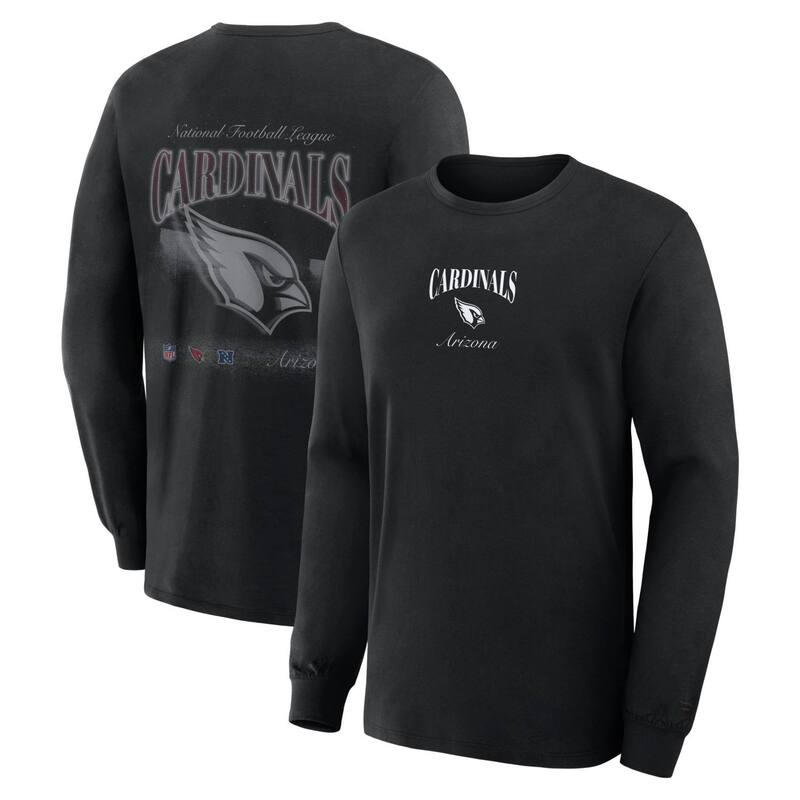 ファナティクス メンズ トップス Tシャツ Men's Fanatics Black Arizona Cardinals Long Sleeve T-Shirt Acr Black ブラック|ReVida 店