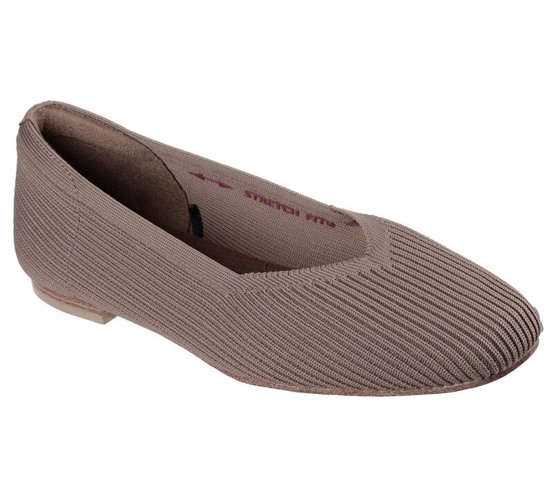 スケッチャーズ レディース シューズ サンダル Skechers Cleo Square Women'shoes Mocha モカ|ReVida 店