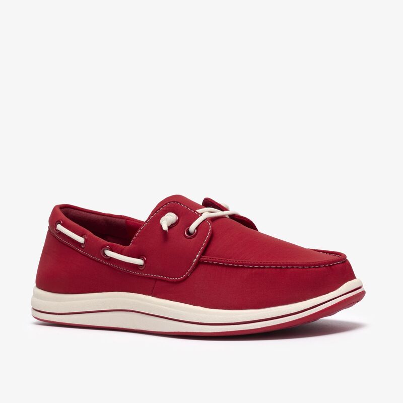 クラークス レディース シューズ サンダル Clarks Cloudsteppers Breezedge Women'slip-On Shoes Red レッド|ReVida 店