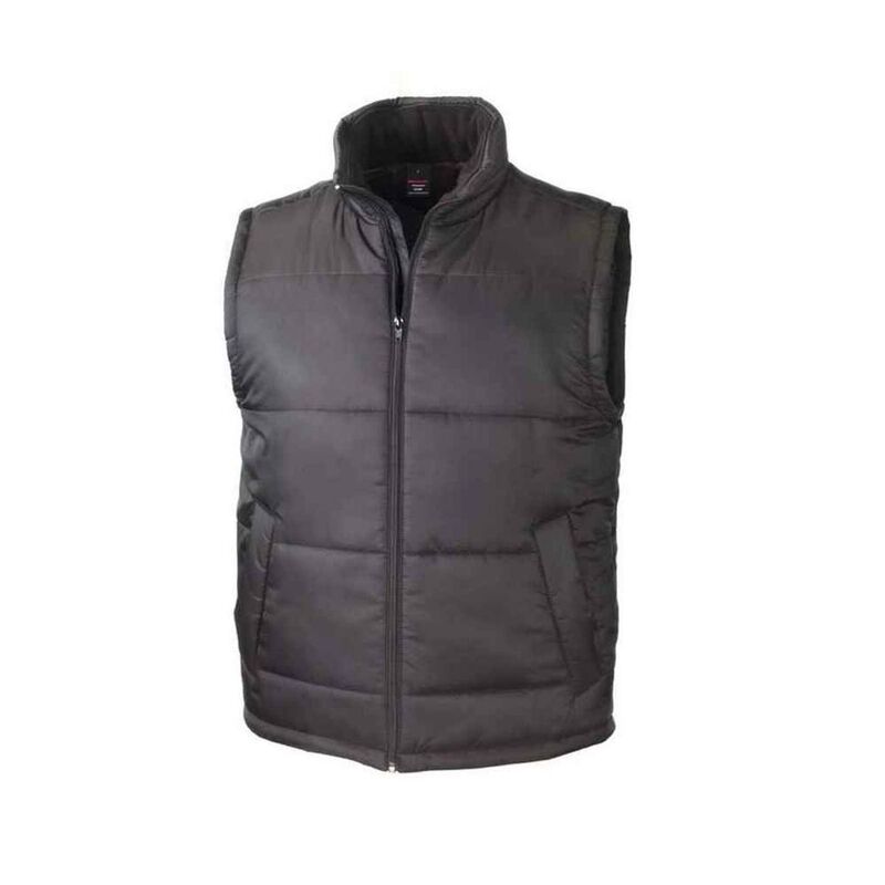 リザルト メンズ アウター ジャケット・ブルゾン Result Core Unisex Adult Padded Body Warmer Black ブラック｜ReVida 店