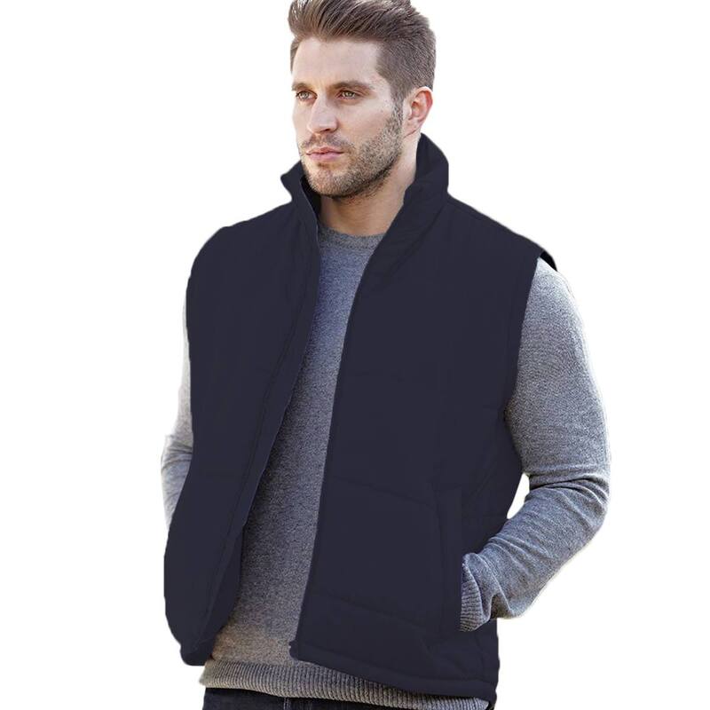 リザルト メンズ アウター ジャケット・ブルゾン Result Mens Core Bodywarmer Waterepellent Windproof Jacket Navy Blue ネイビー｜ReVida 店