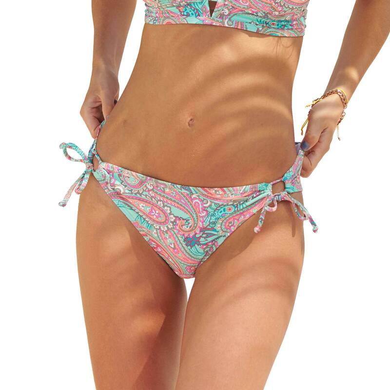 ラスカーナ レディース 水着 ボトムスのみ プリント Lascana Women's Paisley Print Bikini Bottomint Printed ミント|ReVida 店