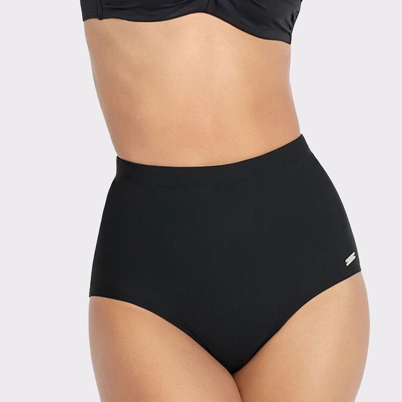 ラスカーナ レディース 水着 ボトムスのみ Lascana Women'shaping High Waisted Bikini Bottom Black ブラック|ReVida 店
