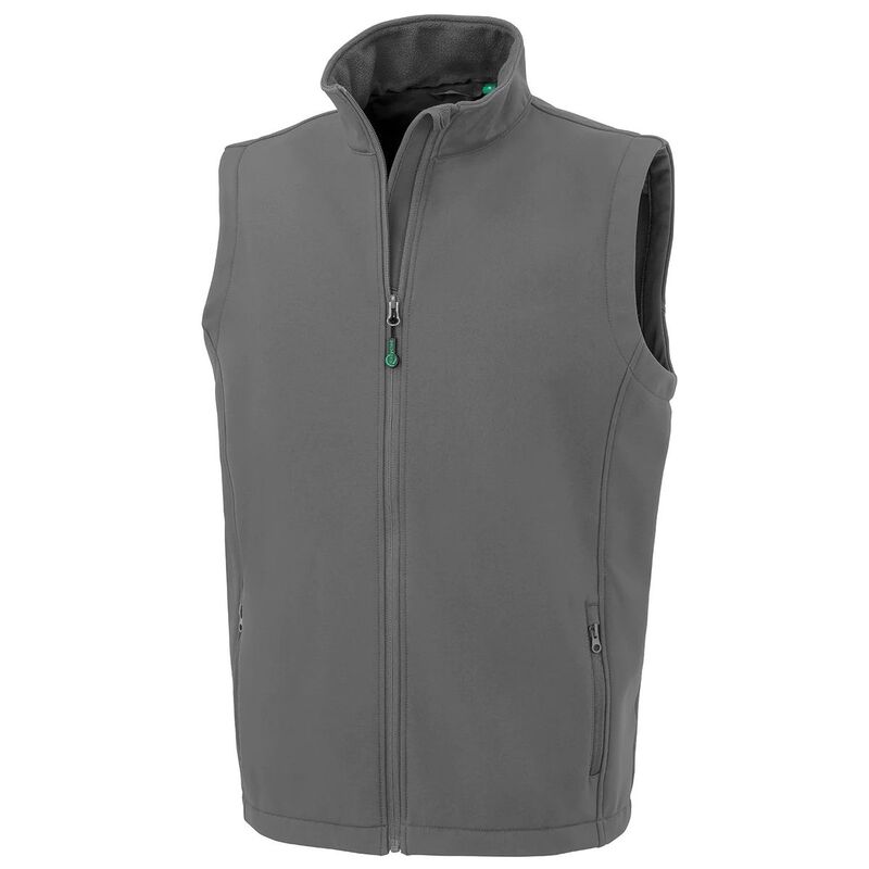 リザルト メンズ アウター ジャケット・ブルゾン プリント Result Genuine Mensoftshell Printable Body Warmer Workguard Grey グレー|ReVida 店