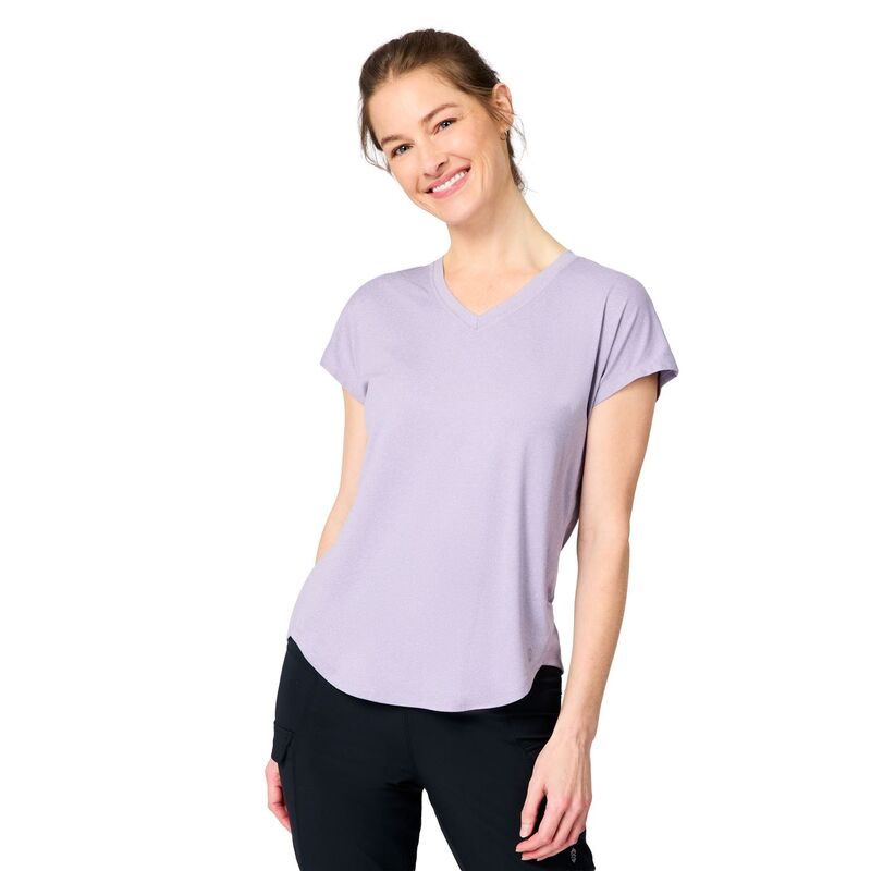 フリー カントリー レディース トップス Tシャツ Free Country Women's Microtechill B Cool Tee Grapevine｜ReVida 店 12,464円
