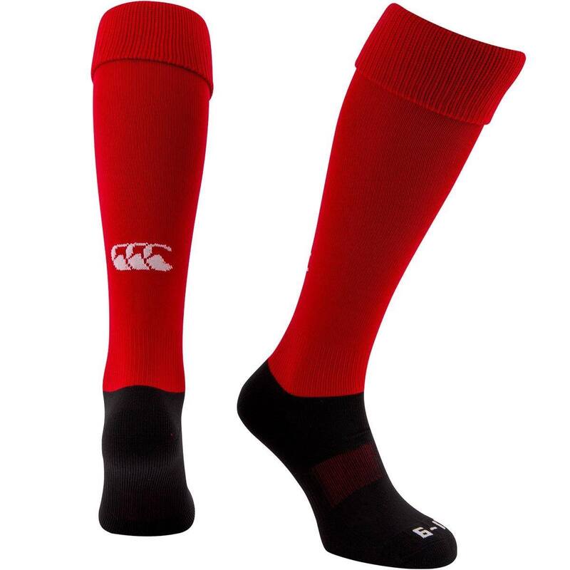 カンタベリー メンズ アンダーウェア 靴下 Canterbury Mens Playing Rugby Sport Socks Red レッド|ReVida 店