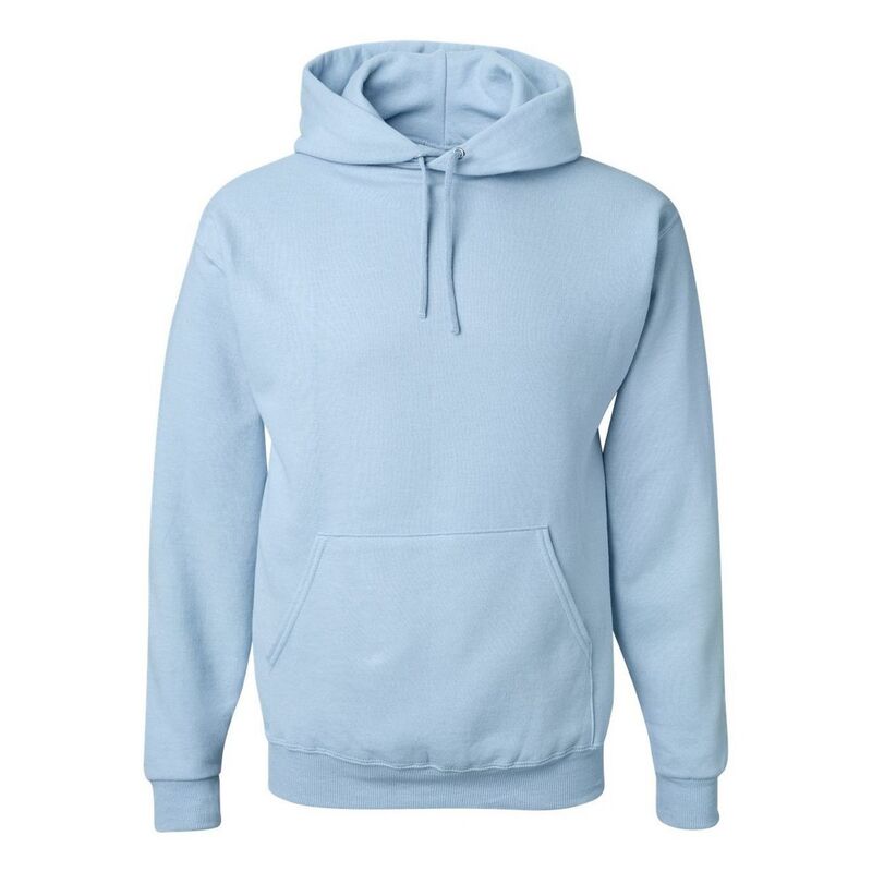 ジャージーズ メンズ アウター ニット・セーター パーカー Jerzees Unisex Adult Nublend Hoodie Light Blue ブルー｜ReVida 店