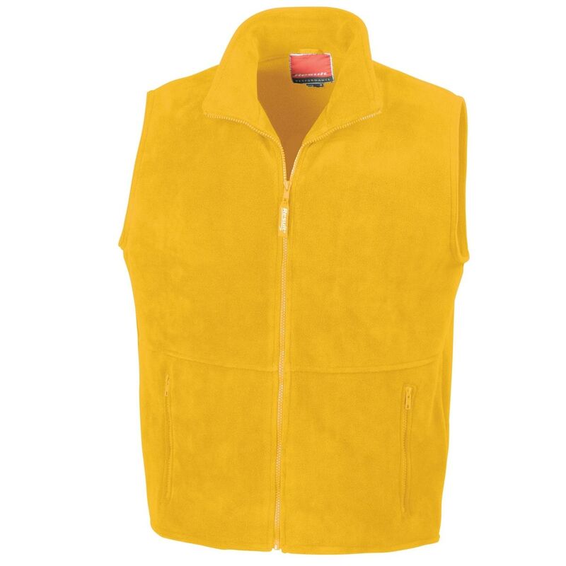 リザルト メンズ アウター ジャケット・ブルゾン Result Unisex Adult Polartherm Body Warmer Yellow イエロー｜ReVida 店