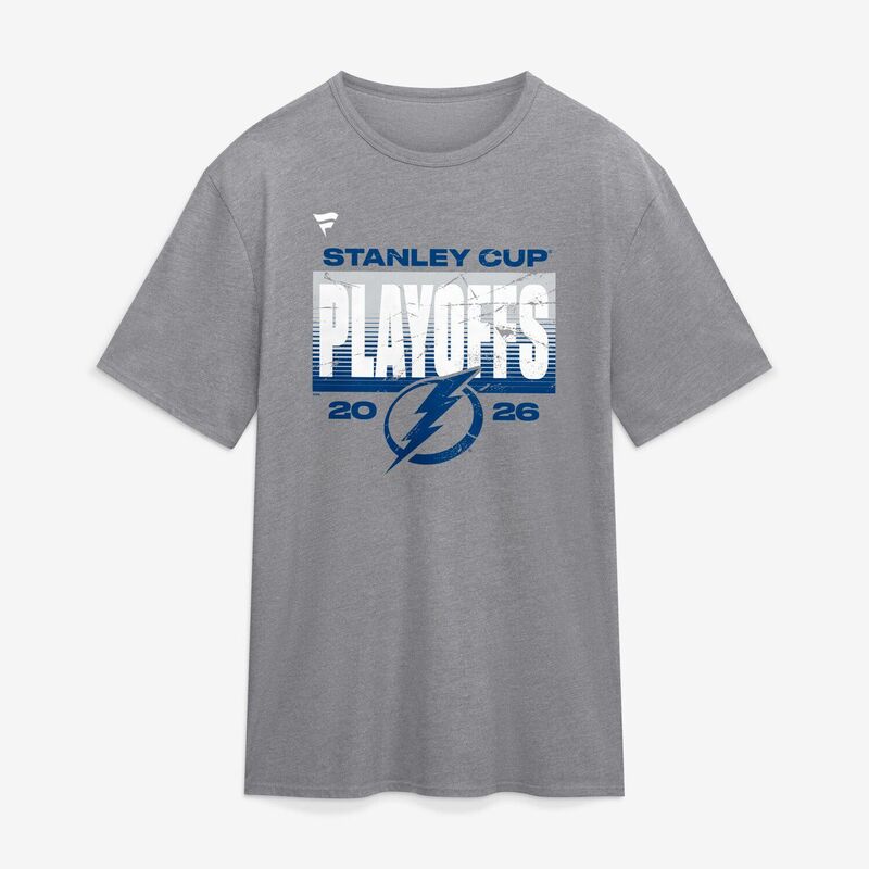 ファナティクス メンズ トップス Tシャツ ヴィンテージ Men's Fanatics Athletic Heather Gray Tampa Bay Lightning 2026 Stanley Cuplayoffs Vintage Tri-Blend T-Shirt Lgh Multi マルチカラー|ReVida 店