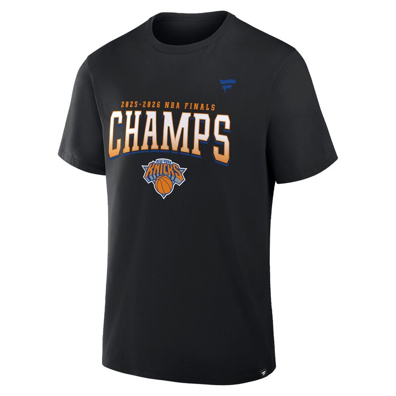 ファナティクス メンズ トップス Tシャツ Men's Fanatics New Yorknicks 2026 NBA Finals Champions Roster Trophy T-Shirt Kni Black ブラック|ReVida 店