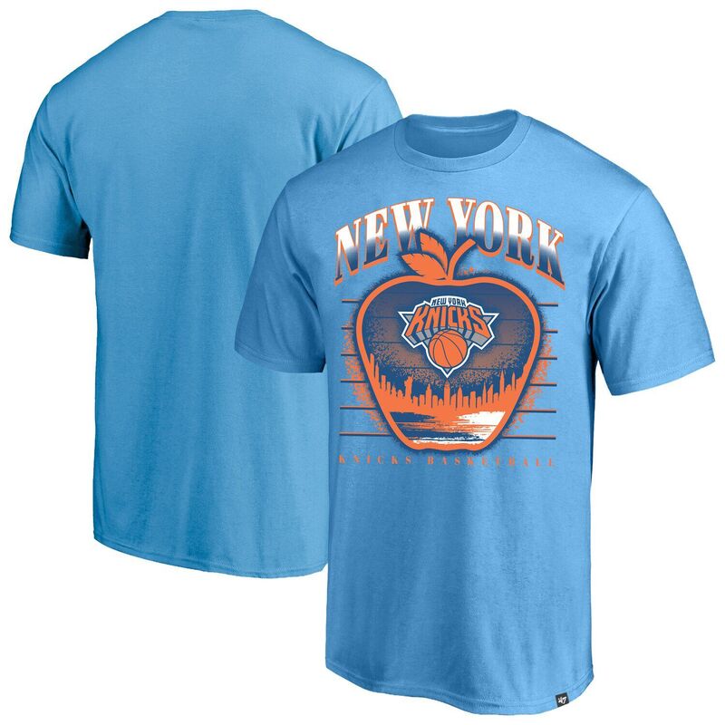 プロファイル メンズ トップス Tシャツ トール Men's Profile Blue New Yorknicks Big & Tall Apple T-Shirt Kni Blue ブルー｜ReVida 店