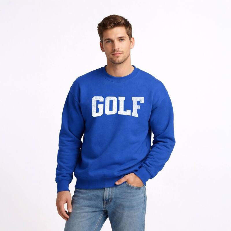 Simply Sage Market メンズ トップス Tシャツ スウェット グラフィック Simply Sage Market Golf Arched Varsity - Men's Graphic Sweatshirt Royal｜ReVida 店
