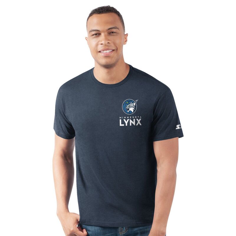 スターター メンズ トップス Tシャツ Men'starter Navy Minnesota Lynx WNBA 30th Anniversary Prime Time T-Shirt Wnb Navy ネイビー｜ReVida 店