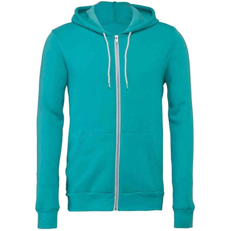 ベラキャンバス メンズ トップス Tシャツ フリース パーカー Bella+Canvas Bella + Canvas Unisex Adult Fleece Full Zip Hoodie Teal ティール｜ReVida 店