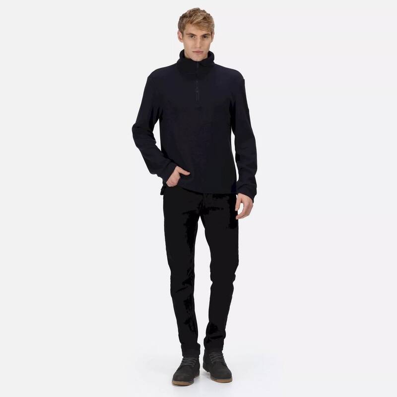 レガッタ メンズ アウター ニット・セーター ハーフジップ フリース Regatta Mens Lanchester Quarter Zip Fleece Top Navy ネイビー｜ReVida 店