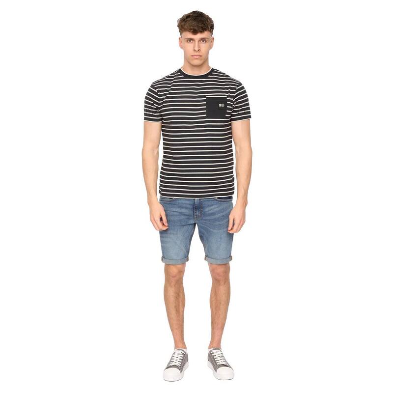 ダックアンドカバー メンズ トップス Tシャツ Duck and Cover Mens Danversity T-Shirt Black ブラック｜ReVida 店