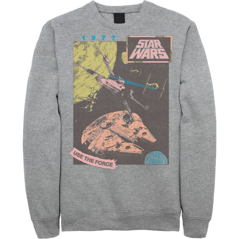 アニメキャラクター メンズ トップス Tシャツ スウェット Licensed Character Men'star Wars Join The Rebellion Sweatshirt Athletic Heather ヘザー｜ReVida 店 9,975円