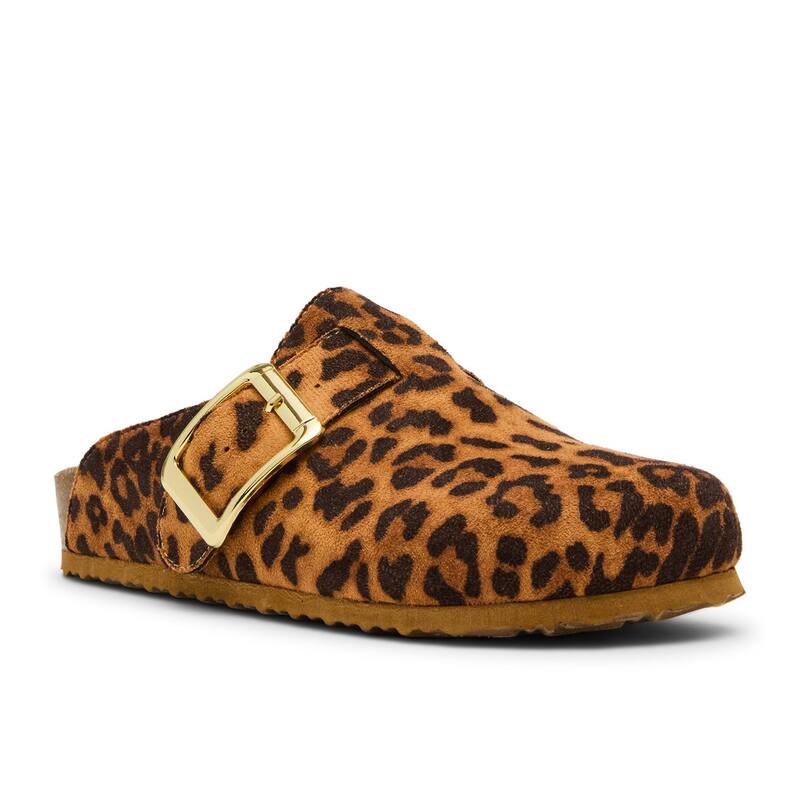 マッデンガール レディース シューズ サンダル madden girl Prim Women's Clogs Leopard アニマル|ReVida 店