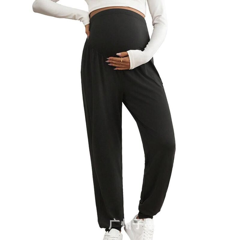 クリアラブ レディース ボトムス カジュアルパンツ ジョガーパンツ マタニティ Clearlove Maternity Over-the-Belly Workout Pants Adjustable Support Lounge Joggers Black ブラック｜ReVida 店