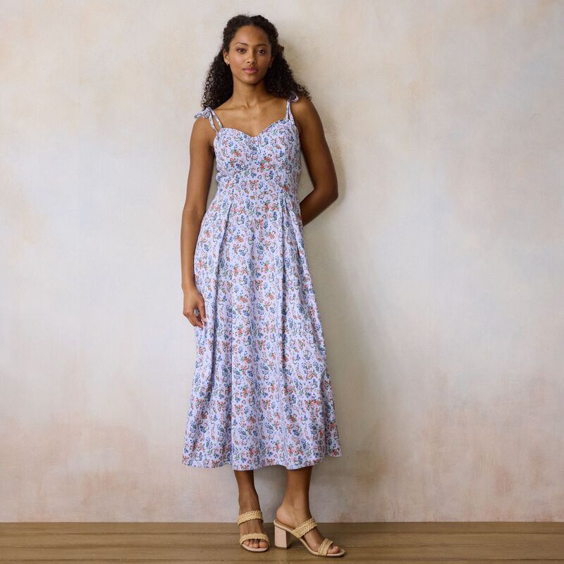 LC Lauren Conrad レディース トップス ワンピース ミディ Women\'s LC Lauren Conrad Fit & Flare Midi Dress Lake Sammy Stripe ストライプ｜ReVida 店