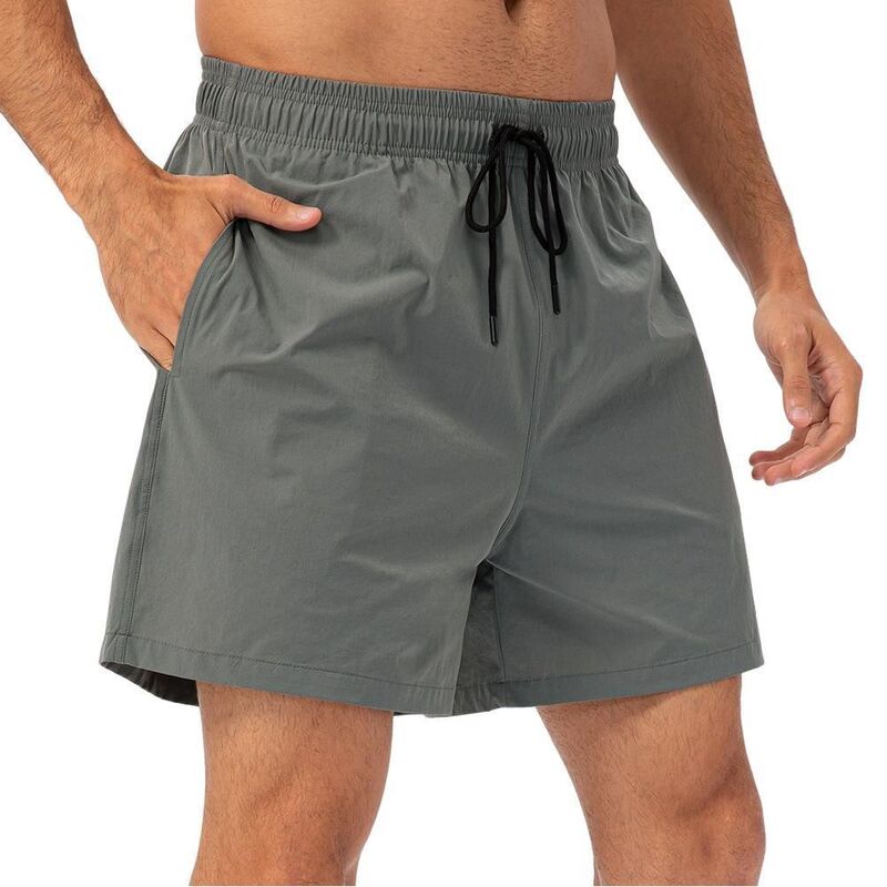 クリアラブ メンズ ボトムス ハーフパンツ・ショーツ ショートパンツ Clearlove Men &rsquo; s Quick Dry Athletic Shorts Elastic Waist Running Training Shorts Grey グレー｜ReVida 店