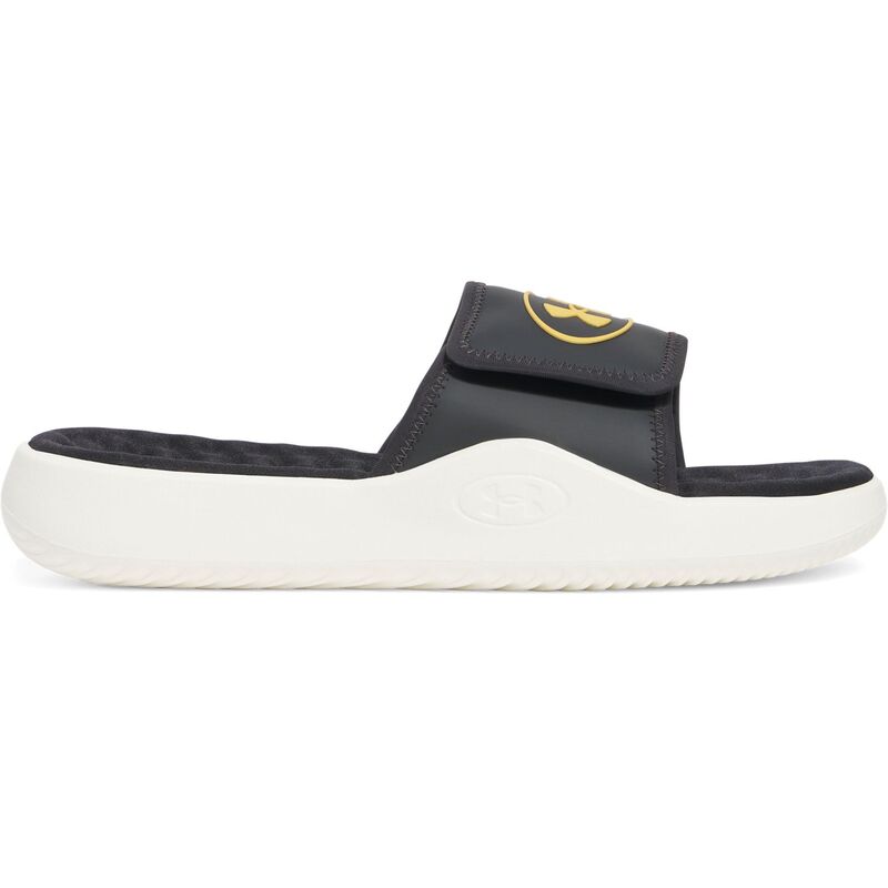 アンダーアーマー メンズ シューズ サンダル Under Armour Ignite Pro Men's Cushioned Slide Sandals Galaxy Black ブラック|ReVida 店