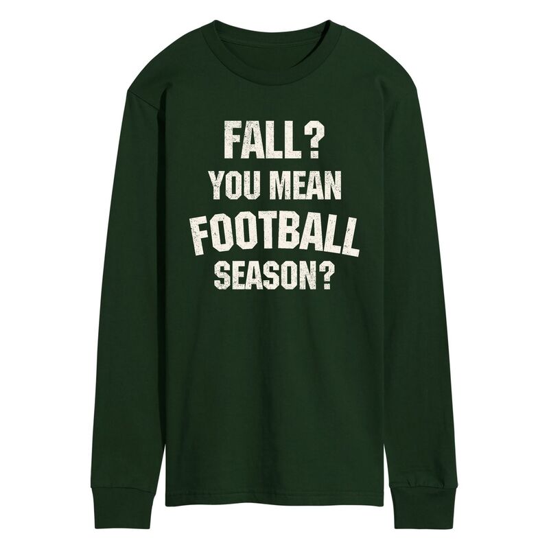 アニメキャラクター メンズ トップス Tシャツ グラフィック Licensed Character Men's Fall Football Season Long Sleeve Graphic Tee Forest Green グリーン｜ReVida 店 9,610円