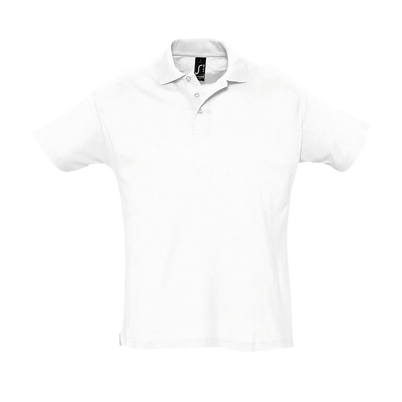 ソルズ メンズ トップス Tシャツ ポロシャツ SOLS Mensummer II Pique Short Sleeve Polo Shirt White ホワイト|ReVida 店