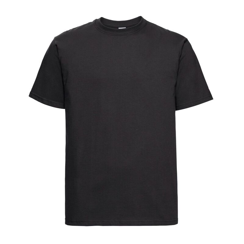 ラッセルアスレチック メンズ トップス Tシャツ コットン Russell Athletic Russell Mens Classicombed Cotton Heavyweight-Shirt Black ブラック|ReVida 店