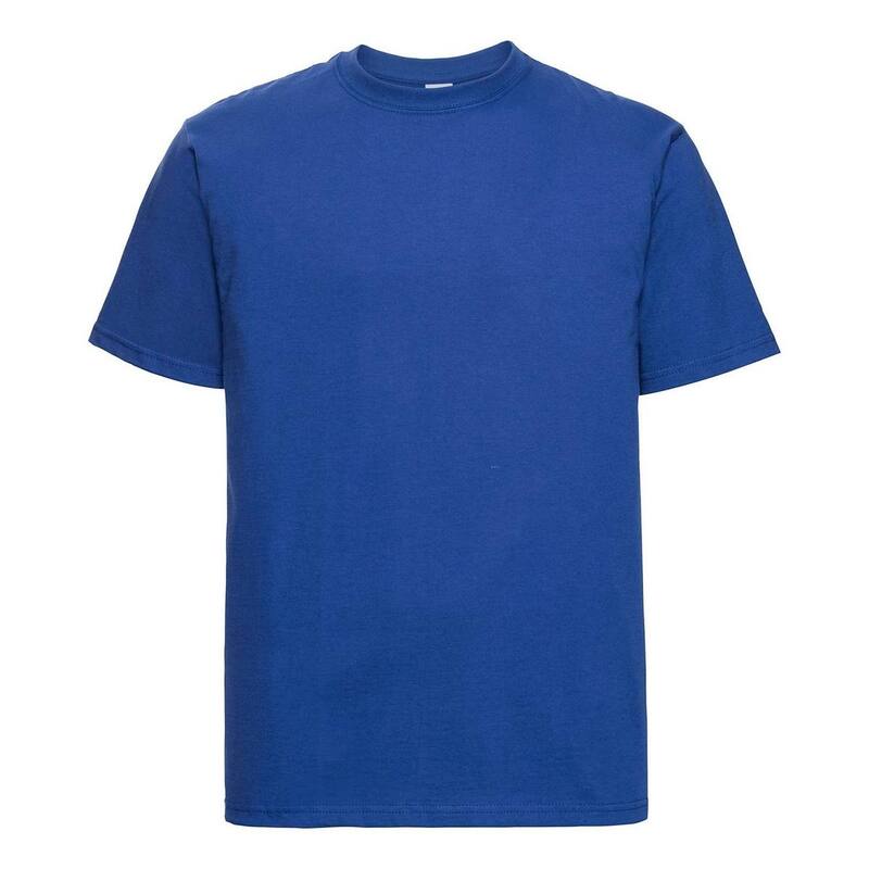 ラッセルアスレチック メンズ トップス Tシャツ コットン Russell Athletic Russell Mens Classicombed Cotton Heavyweight-Shirt Bright Royal Blue ブルー｜ReVida 店