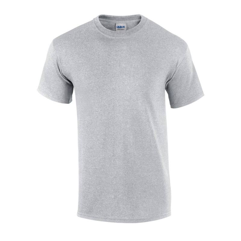 ギルダン メンズ トップス Tシャツ コットン Gildan Unisex Adultra Cotton T-Shirt Sports Gray グレー|ReVida 店