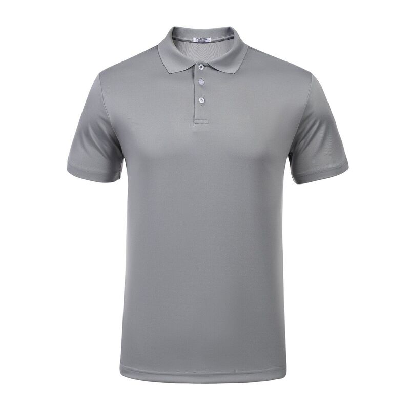 ピンスパーク メンズ トップス Tシャツ スリムフィット ポロシャツ PINSPARK Men's Quick Dry Short Sleeve Golf Polo Shirt Slim Fit Summer Casual Colla red Top Gray Green グレー|ReVida 店