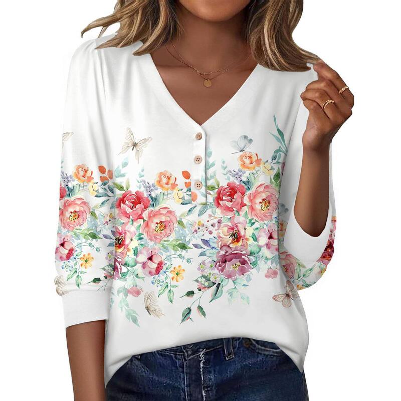 ジーグー レディース トップス Tシャツ Zeagoo Tops Lightweight Casual Puff Sleeve Tops for Women Fall Shirts White Red Green ホワイト|ReVida 店