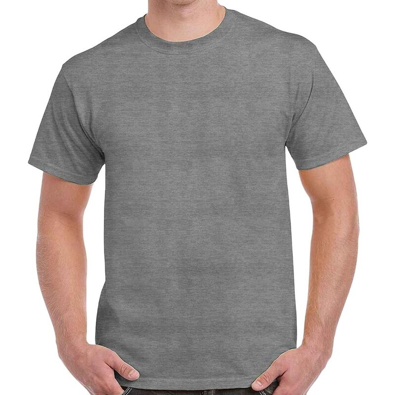 ギルダン メンズ トップス Tシャツ コットン Gildan Adults Unisex Heavy Cotton T Shirt Graphite Heather グラファイト｜ReVida 店