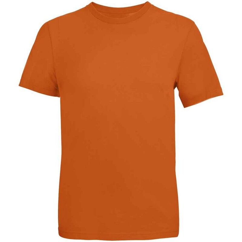 ソルズ メンズ トップス Tシャツ SOLS Unisex Adultuner Plain T-Shirt Dark Orange オレンジ|ReVida 店