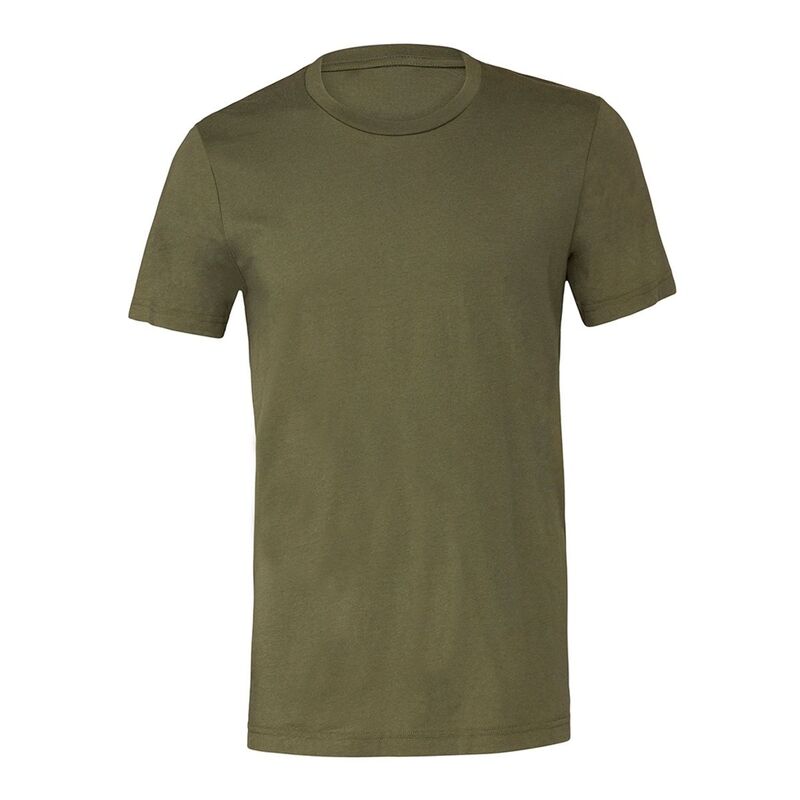 ベラキャンバス メンズ トップス Tシャツ クルーネック Bella+Canvas Bella + Canvas Adults Unisex Crew Neck T-Shirt Military Green グリーン｜ReVida 店