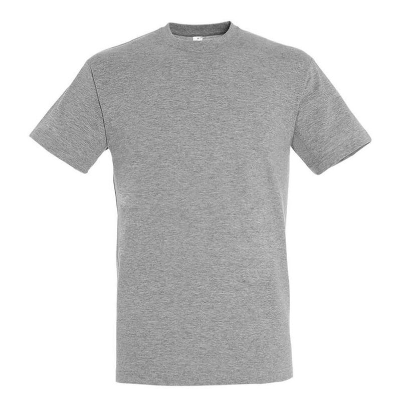 ソルズ メンズ トップス Tシャツ SOLS Mens Regent Marl T-Shirt Grey Marl グレー|ReVida 店