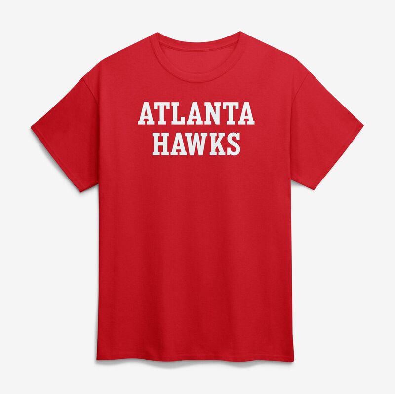 ロゴアスレチック メンズ トップス Tシャツ Men's Logo Athletic Red Atlanta Hawks Wordmark T-Shirt Haw Red レッド|ReVida 店