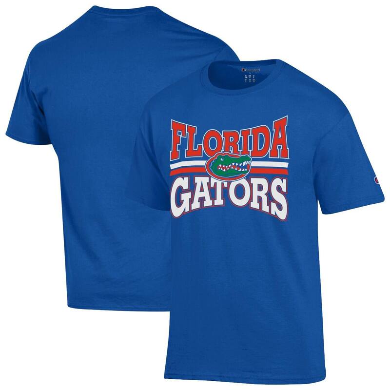 チャンピオン メンズ トップス Tシャツ Men's Champion Royal Florida Gators Team Zoom T-Shirt Fld Blue ブルー｜ReVida 店