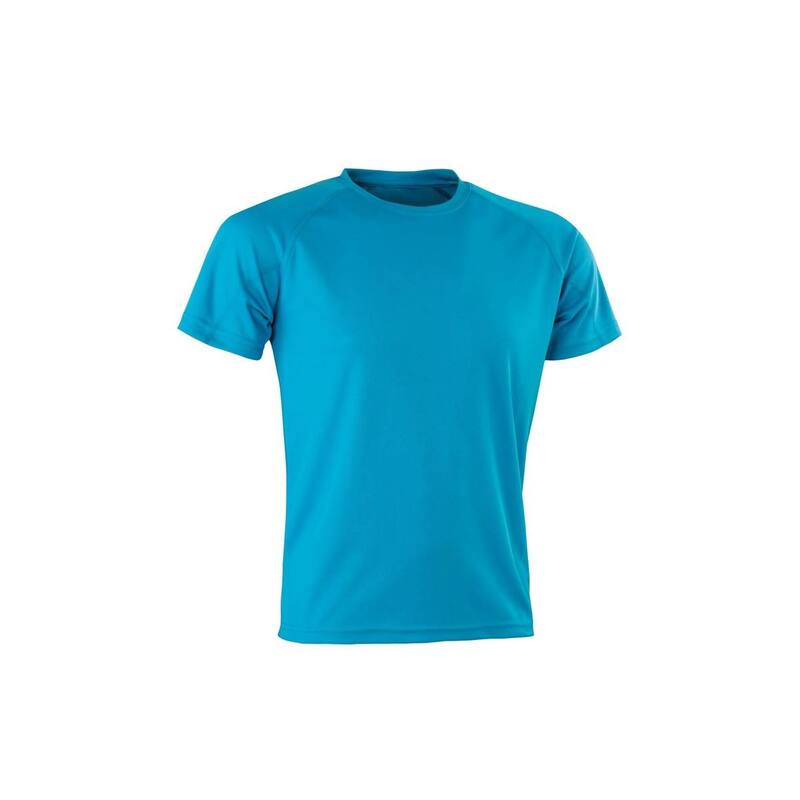 リザルト メンズ トップス Tシャツ Result Spiro Adults Unisex Impact Aircool Tee Ocean Blue ブルー｜ReVida 店 11,480円