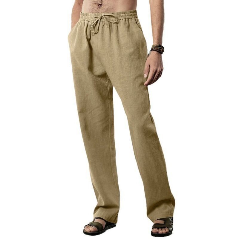 イエスファッション メンズ ボトムス カジュアルパンツ ワイドレッグ スウェットパンツ Yesfashion Men's Lounge Pants High Waisted Wide Leg Elastic Drawstring Sweatpants Khaki カーキ｜ReVida 店 8,495円
