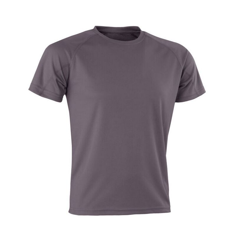 リザルト メンズ トップス Tシャツ Result Spiro Mens Impact Aircool T-Shirt Gray グレー|ReVida 店