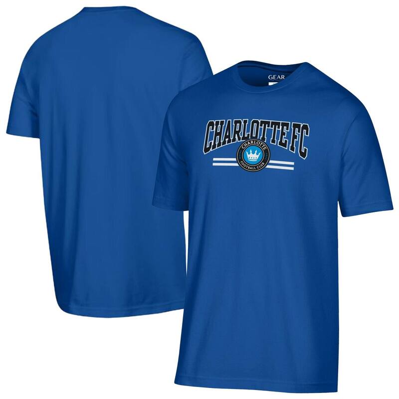 アンブランデッド メンズ トップス Tシャツ Unbranded Men's Royal Charlotte FC Big Soft-Shirt Cfc Blue ブルー｜ReVida 店