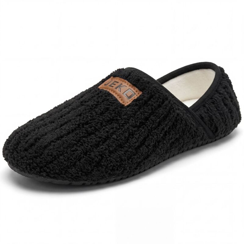 アレグラ ケー レディース シューズ サンダル ALLEGRA K Women's Rubber Sole Soft Lightweight Shoes House Slippers Black ブラック｜ReVida 店