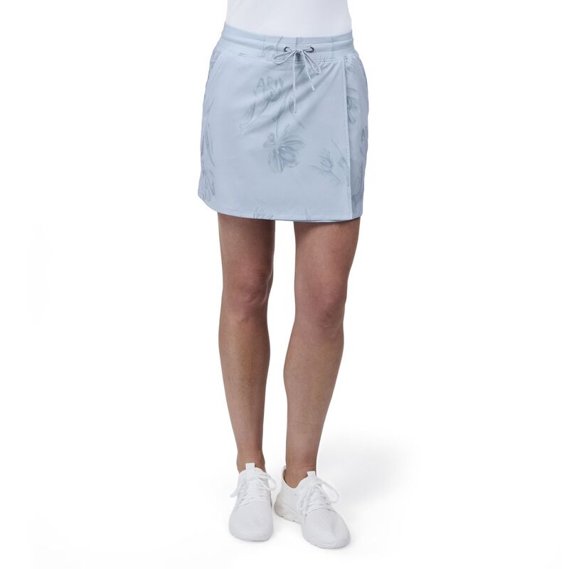 フリー カントリー レディース ボトムスカート Free Country Women's Trail town Skort Blue Jean Tulips ブルー|ReVida 店